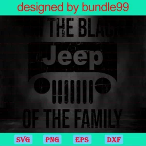 I'M The Black Jeep Of My Family, Gift For Him, Black Car Invert