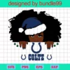 Indianapolis Colts Svg, Christmas Svg, Black Girl Svg, Clipart Bundle, Cutting File, Sport Svg, Football Svg