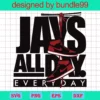 Jays All Day, Digital Download, Football Sublimation, Digital Art