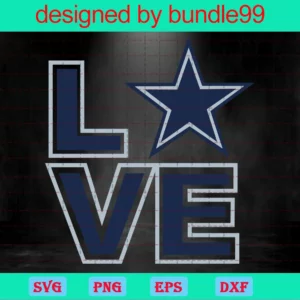 Love Dallas Cowboys, Nfl Sport, Nfl Bundle, Nfl Football Invert