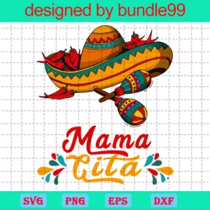 Mamacita Cinco De Mayo Taco Fiesta Mom, Mothers Day