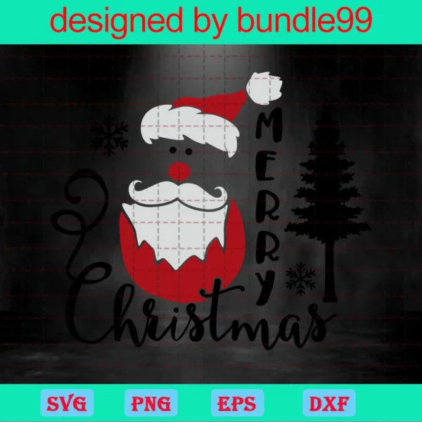 Merry Christmas Svg, Snowman Svg, Christmas Svg, Merry Christmas Saying Svg, Christmas Clip Art, Christmas Cut Files, Cricut Invert