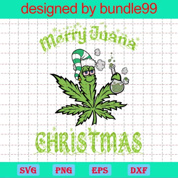 Merry Juana Christmas, Xmas, Christmas Gift, Weed, Marijuana Christmas