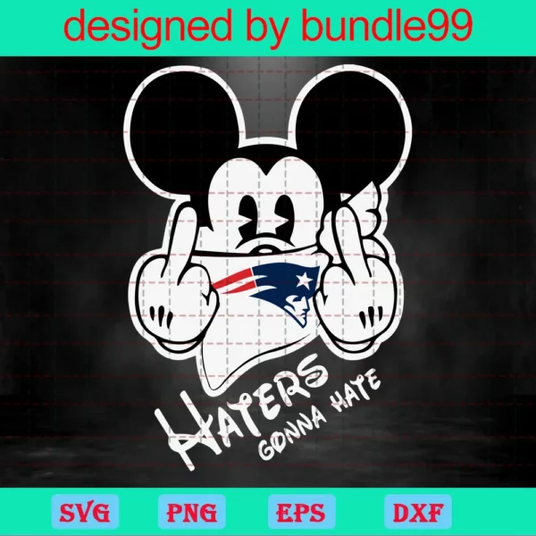 Mickey Patriots Haters Gonna Hate, New England Patriots