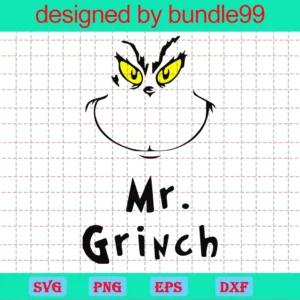 Mr Grinch, The Grinch, Merry Grinchmas, Resting Grinch Face