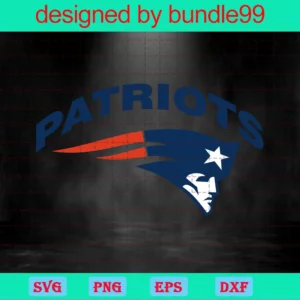 Patriots Head Football Logo, New England Patriots, Nfl Sport Invert
