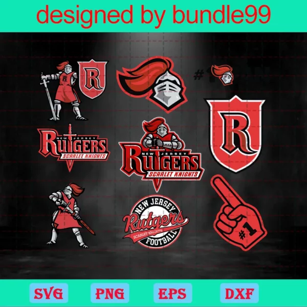 Rutgers Scarlet Knights Football Bundle Invert