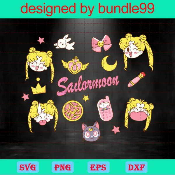 Sailor Moon Bunde, Sailor Moon Stickers