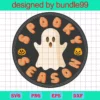 Spooky Season Svg, Cute Halloween Svg, Hot Ghoul Svg, Ghost Vibes Svg, Retro Ghost Svg, Retro Halloween Svg, Halloween Vibes Svg, Cut File