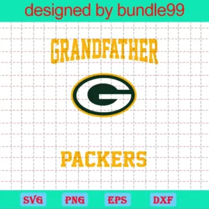 Sport, Green Bay, Grandpa, Grandfather, Packers Logo, Love Packers Invert