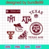 Texas A&M Aggies Logo Bundle, Ncaa, Football