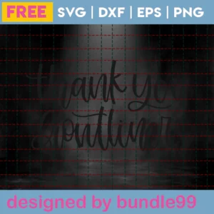 Thank You Frontliners – Free Svg Invert