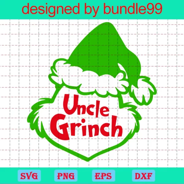 Uncle Grinch, Grinch Family, Team Grinch, Grinch Face, Grinch Ornament