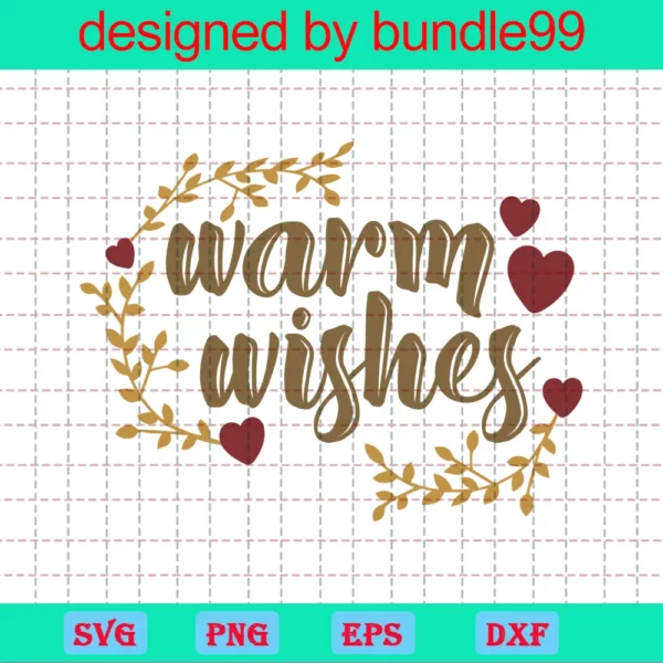 Warm Wishes Svg, Warm Christmas Wishes Svg, Christmas Svg, Holiday Sign Svg, Winter Svg, Winter Sign Svg, Christmas Shirt Svg, Winter Mittens