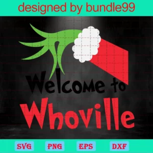 Welcome To Whoville, The Grinch, Grinch Christmas, Grinch Ornament Invert