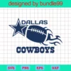 Dallas Cowboys, Clipart Bundle, Cutting File, Sport, Football