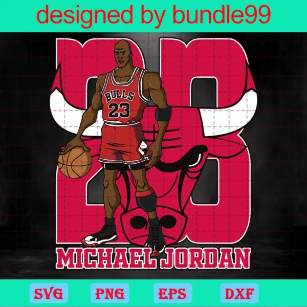 His Airness Michael Jordan 28, Nba, Basketball Player Invert