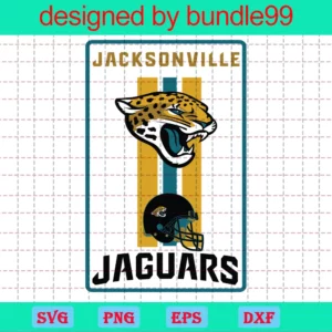 Jacksonville Jaguars, Clipart Bundle, Cutting File, Sport