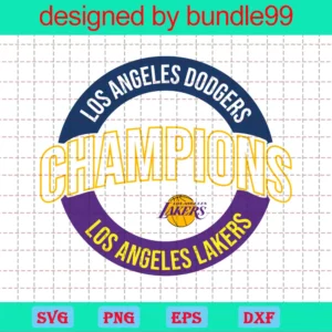 Los Angeles Lakers, Nba, Basketball, Dodgers, Sport Championship Invert