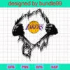 Losangeles Lakers, Clipart Bundle, Cutting File, Sport