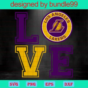 Love Los Angeles Lakers, Nba 2020, Basketball, Sport Champions Invert