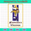 Minnesota Vikings, Clipart Bundle, Cutting File, Sport