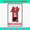 Tampa Bay Buccaneers, Clipart Bundle, Cutting File, Sport