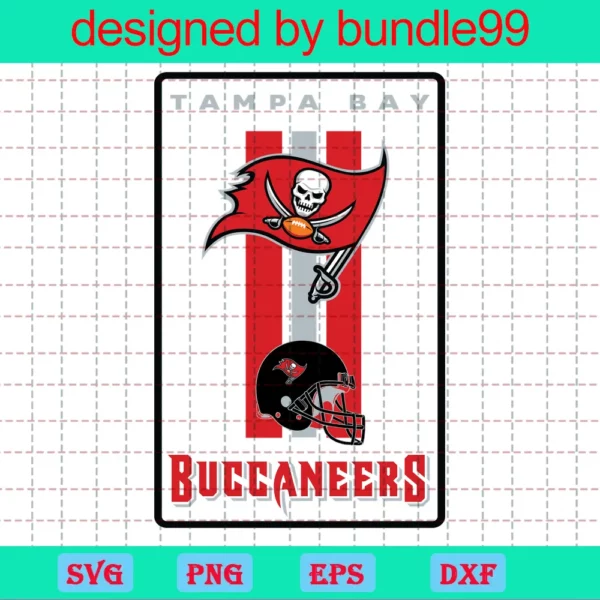Tampa Bay Buccaneers, Clipart Bundle, Cutting File, Sport