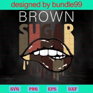 Brown Sugar Sexy Biting Lips Invert