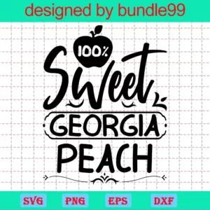 100% Sweet Georgia Peach Easter Day