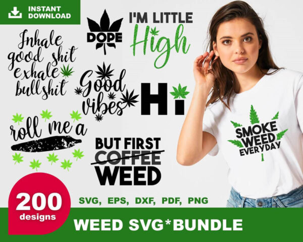 200+ Weed Bundle Svg