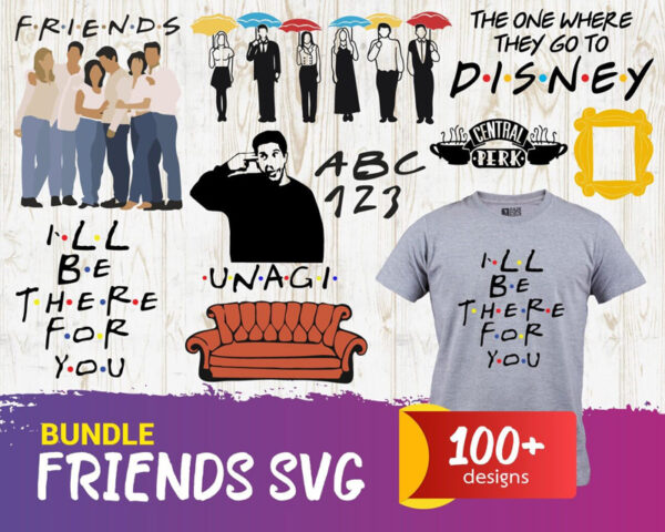 100+ Friends Bundle Svg