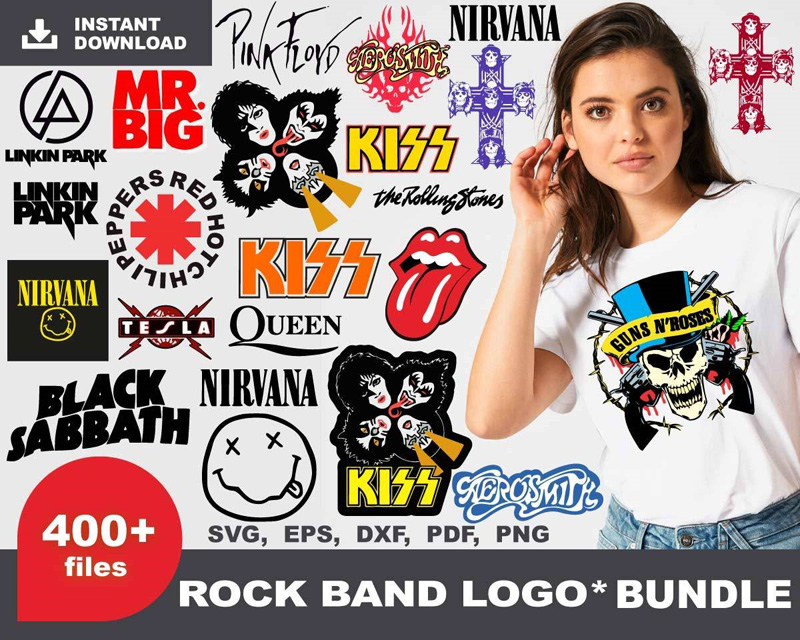 400+ Rock Brand Logo SVG