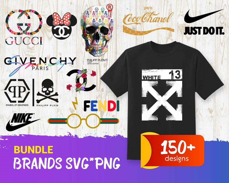 150+ Brand Logo Bundle Svg