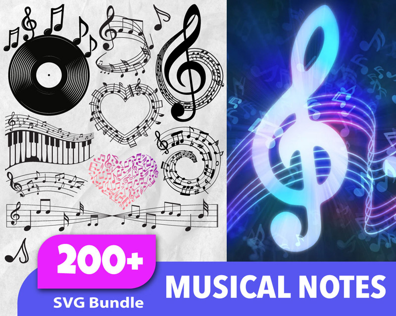 200+ Musical Notes Bundle