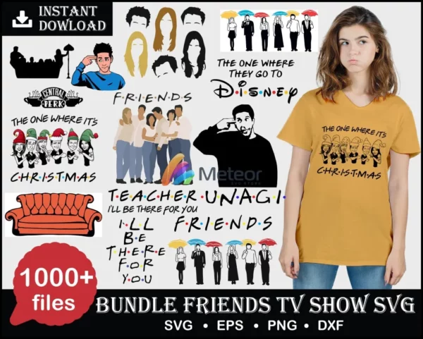1000+ Friends TV Show SVG 1.0