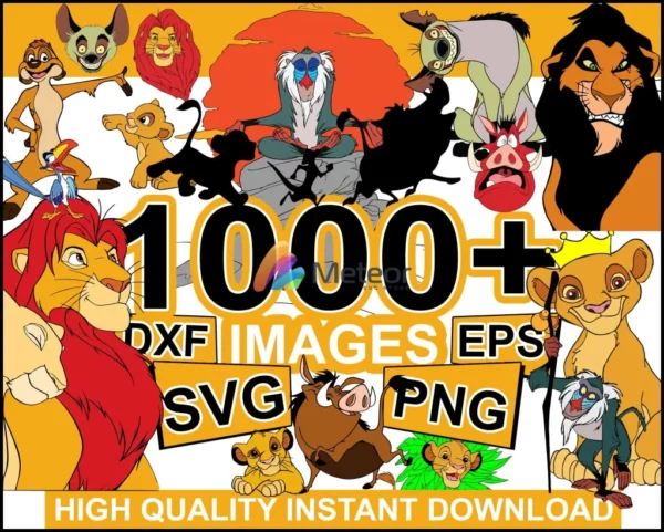 1000+ The Lion King bundle svg
