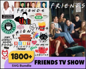 1800+ Friends TV Show SVG 1.0