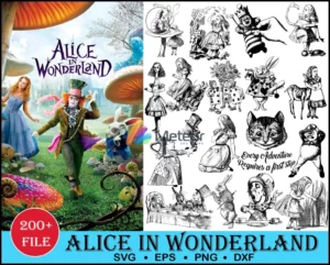 200+ Alice in wonderland svg