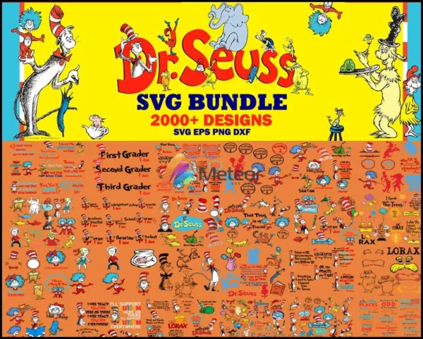 2000 Dr Seuss Svg Bundle