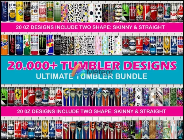 20.000+Tumbler designs