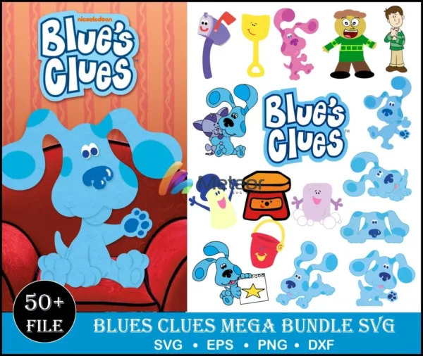 25+ Blue's Clues svg