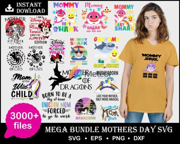 3000+ mega bundle Mothers day svg