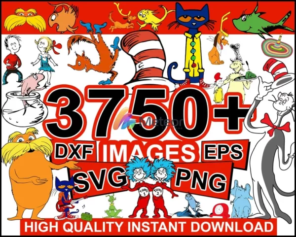 3750+ Dr Seuss Svg Bundle
