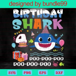 4Th Birthday Shark