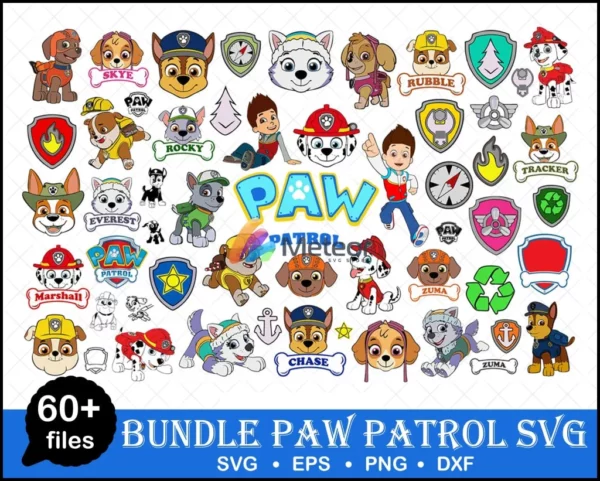 60+ Paw Patrol SVG