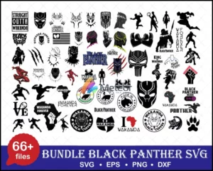66+ Black Panther Designs Svg
