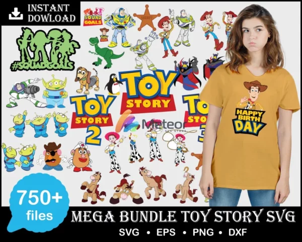 700+ Toy story bundle designs