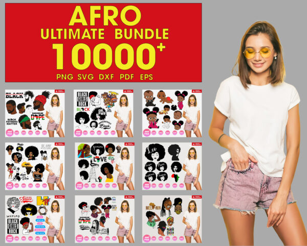 Ultimate Black Girl Svg Bundle Over 10000 Files