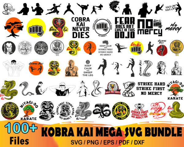 100+ Kobra Kai Mega Bundle Svg